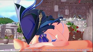 Clorinde hot bikini cowgirl sex | Genshin Impact | Full & Pov version on Sheer & PTRN: Fantasyking3