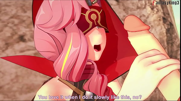 Eremite Loremaster blowjob pink hair npc | 1 | Genshin Impact | Full & Pov version on Sheer & PTRN: Fantasyking3