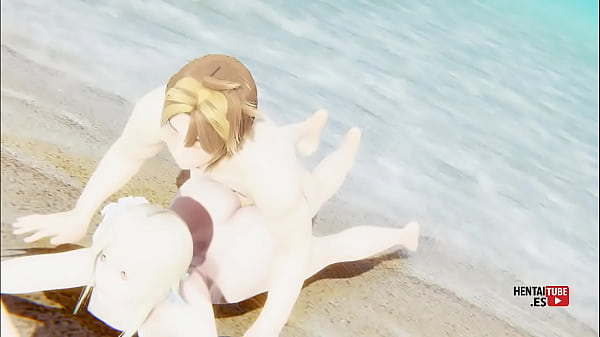 Genshin Impact Hentai – Lumine is fucked in the beach – Asian Japanese Anime Manga Porn