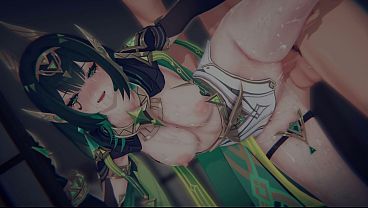 [Genshin Impact] Nefer’s “CURATORIUM SCANDAL”: Bound Dendro Scholar & POV Sandwich DP (4K/60FPS)
