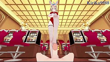 Omaru Polka (Bunny Girl) and Tokino Sora (Bunny Girl) intense sex. – Hololive VTuber POV Hentai