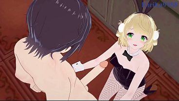 Shigure Ui (Bunny Girl) and Ito Life (Bunny Girl) intense sex. – VTuber Hentai